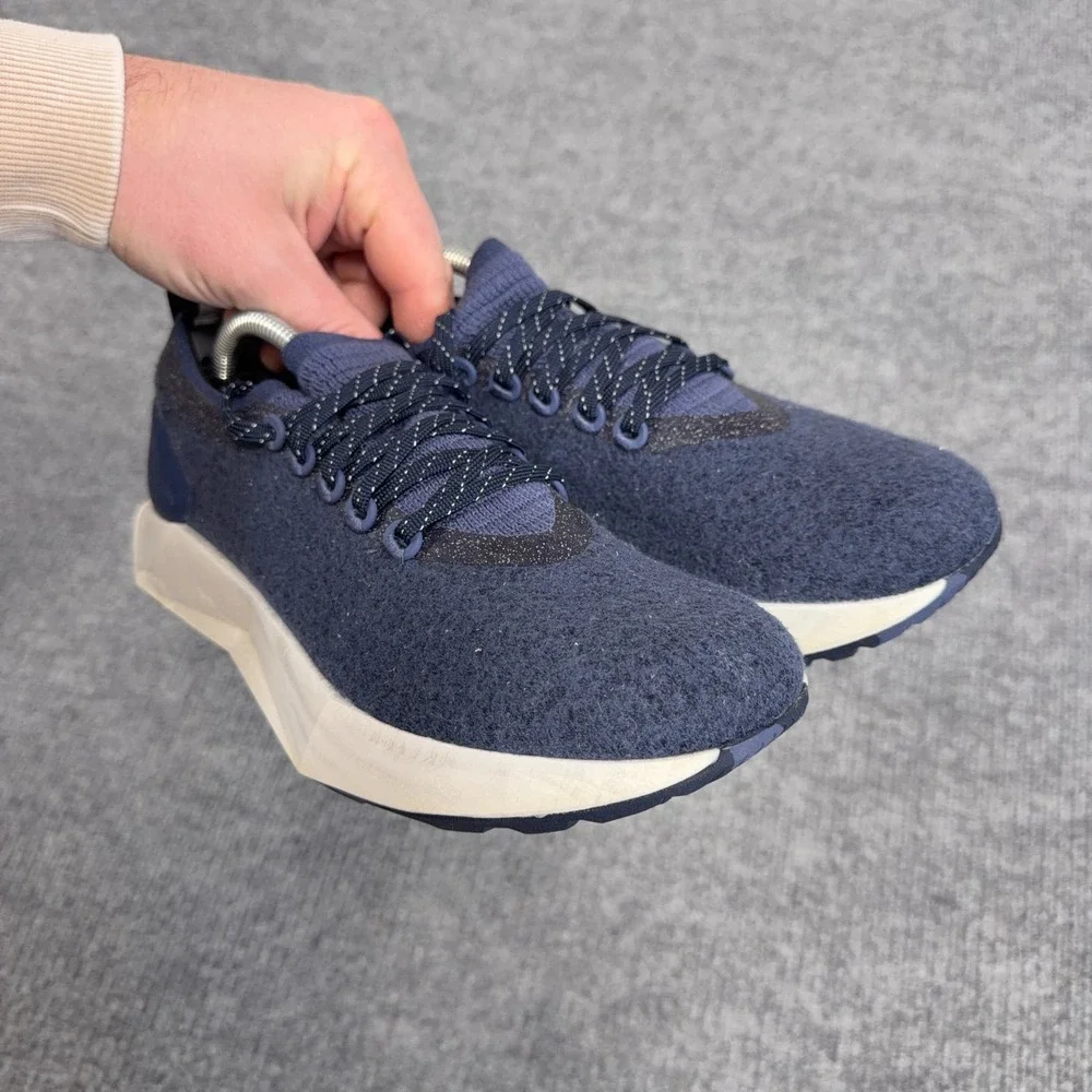 Allbirds Wool Flyer Mizzles Navy Blue Womens Size 7.5 Shoes Sneakers Gym Run